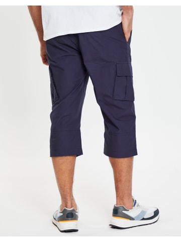 Threadbare Cargopants THB Trouser Bruce Cargo in blau-schwarz