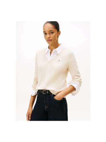 Tommy Hilfiger Pullover in heather oatmilk