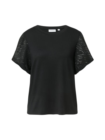 comma T-Shirt in schwarz