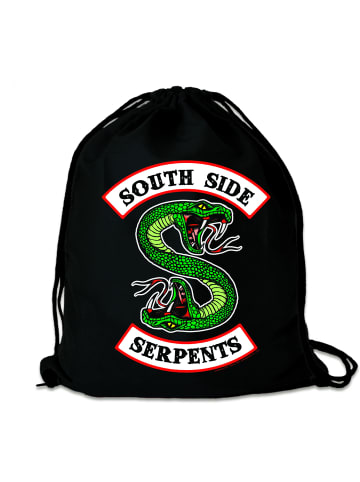 Logoshirt Sportbeutel Riverdale - South Side Serpents in schwarz