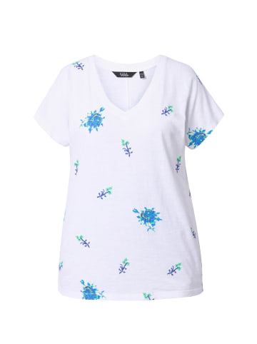 Ulla Popken Shirt in schneeweiß