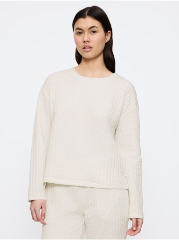 Triumph Sweatshirt Cozy Comfort Top Quilted in light grey melange