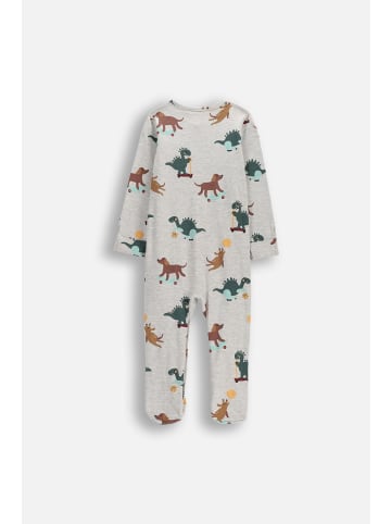 Coccodrillo Strampler mit langen Ärmeln in grau