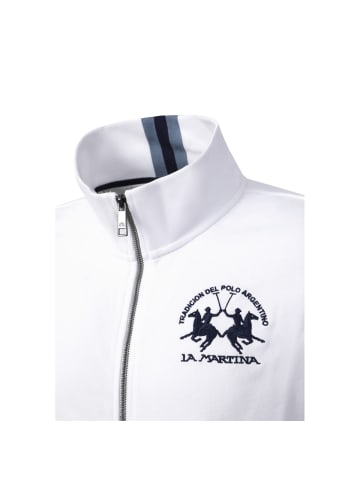 La Martina Sweatjacke MCF300 XT in weiss
