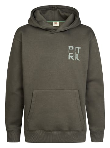Petrol Industries Lässiger Hoodie mit Print Millplace in Grau