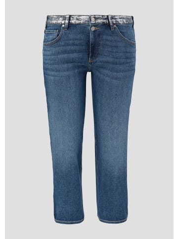 Qs Jeans-Hose 7/8 in Blau