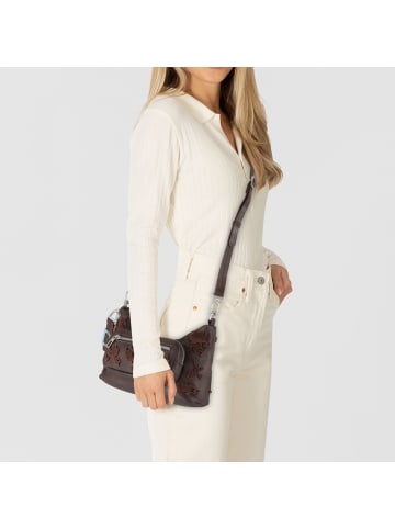 Desigual Stencil Medellin Schultertasche 23 cm in braun