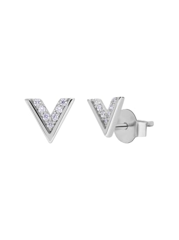 Lucardi 925 Silber Ohrringe V