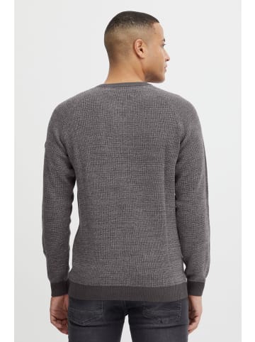 BLEND Strickpullover BHComen 20715525 ME Strickpullover mit Rundhalsausschnitt in Grau