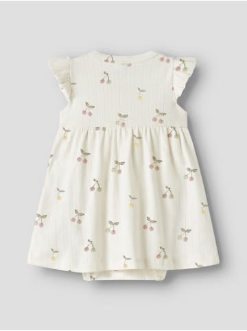 name it Sommer-Babykleid mit Body Nbfficherry in cloud dancer