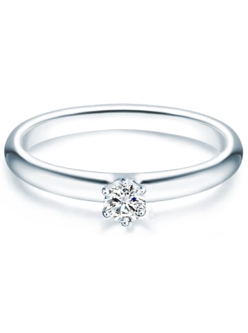 Trilani Ring Sterling Silber Zirkonia weiß in silber