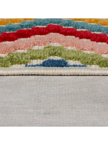 KADIMA DESIGN Multifunktionaler, geometrischer Outdoor-Teppich in Multicolor