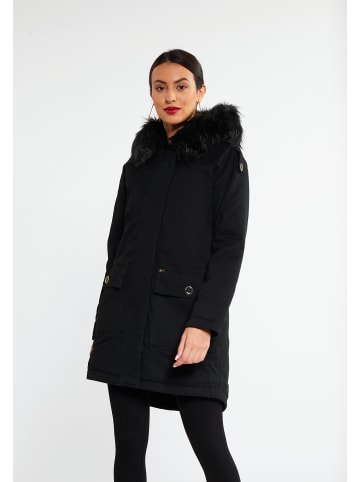 faina Damen Winterparka in Schwarz