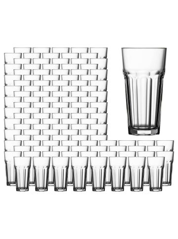 Pasabahce 120er Set Longdrinkgläser Casablanca 475 ml transparent in transparent