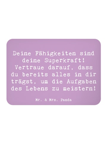 Mr. & Mrs. Panda magnet Spruch Vertrauen in Fähigkeiten mit Spruch in Lavendeltraum