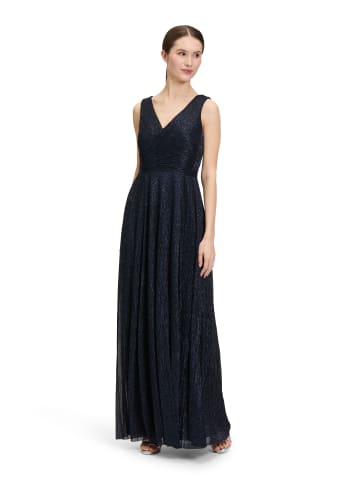 Vera Mont Abendkleid mit Plissee in Blue/Black