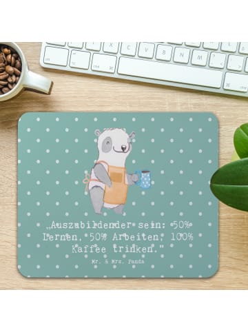 Mr. & Mrs. Panda Mauspad Auszubildender mit Spruch in Meeresbrise