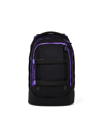 Satch Schulrucksack-Set PACK "Purple Phantom" 2-teilig in Schwarz