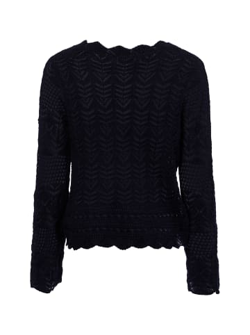 Marie Lund Strickjacke in marine - 0003