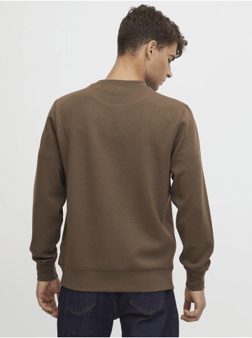 CASUAL FRIDAY Basic Langarm Rundhals Pullover CFSebastian in Braun