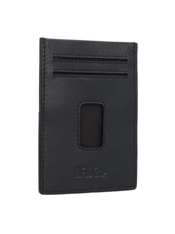 PICARD London 1 Kreditkartenetui RFID Schutz Leder 10 cm in schwarz