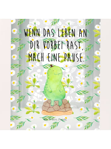 Mr. & Mrs. Panda Teelichthalter Schildkröte Pause mit Spruch in Transparent