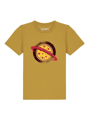 wat? Apparel T-Shirt Pizza Planet in Ocker
