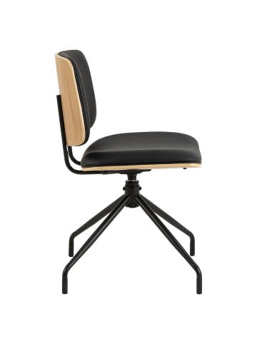 ebuy24 Esszimmerstuhl Owen Schwarz 2er Set
