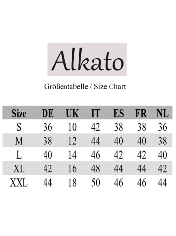 Alkato Alkato Damen Sport Shorts mit Hohem Bund in weinrot
