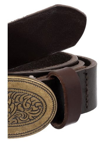 Töpfer Gürtel RRR-K419 in dunkelbraun
