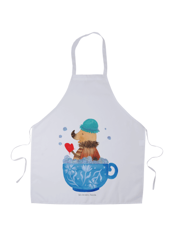 Mr. & Mrs. Panda Küchenschürze Nachtfalter Schaumbad ohne Spruch in Weiß