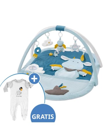 Fehn 3D Activity-Decke Little Castle + GRATIS in blau,motiv