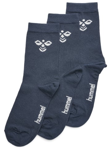 Hummel Crew Socken Sutton 3-Pack Kinder in BLUE NIGHTS