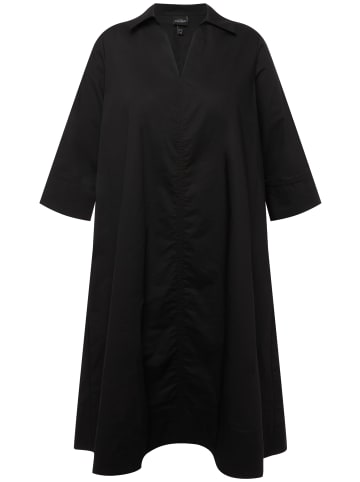 Ulla Popken Midikleid in schwarz