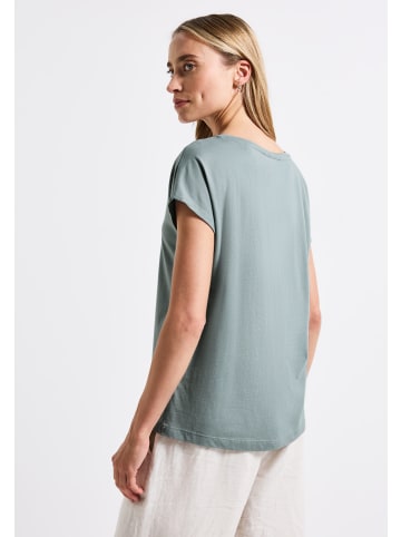 Street One 'Shirt mit Folien-Wording' Blau