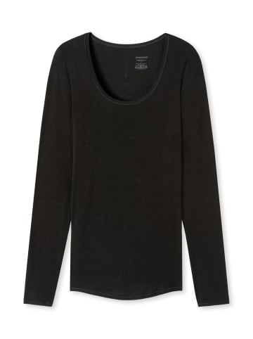 Schiesser Longsleeve Personal Fit in Schwarz