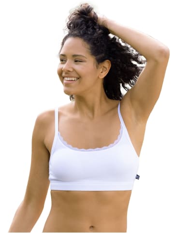 Like It 3er Pack Bustier in weiss