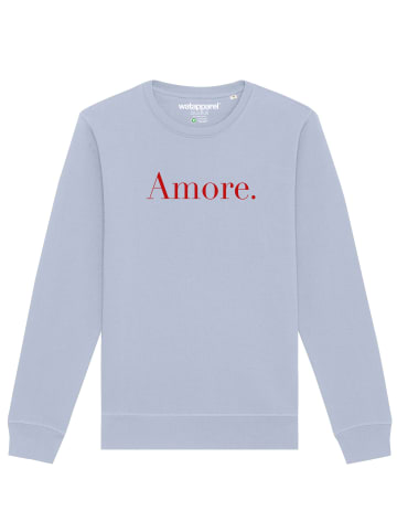 wat? Apparel Sweatshirt Amore in Serene Blue