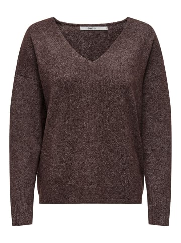 ONLY Strickpullover in Deep Mahogany