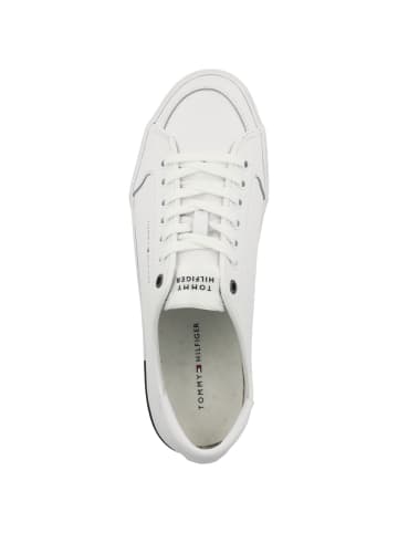 Tommy Hilfiger Sneaker low Core Corporate Vulcanized Leather in weiss