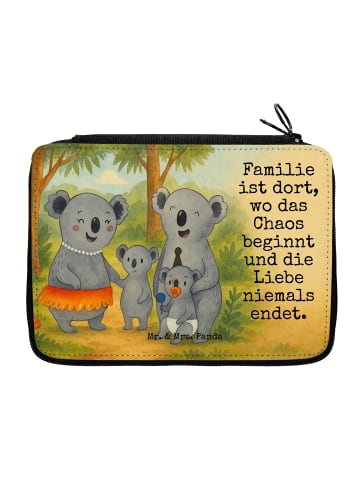 Mr. & Mrs. Panda Mäppchen Koala Familie Design mit Spruch in Weiß