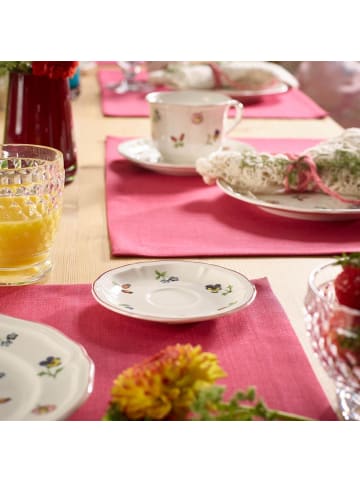 Villeroy & Boch 6er Set Espressountertassen Petite Fleur ø 12,2 cm weiß in weiß