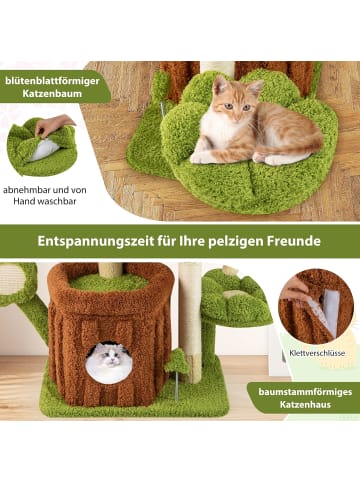 COSTWAY Kratzbaum in Grün