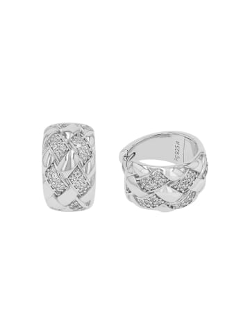 JOOP! Creolen Silber 925, rhodiniert in Silber