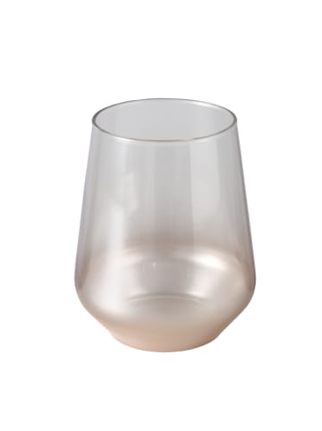 Boltze Holografisches Glas PRECIOSO, 425 ml in Rosa, Ø 9 x 11 cm