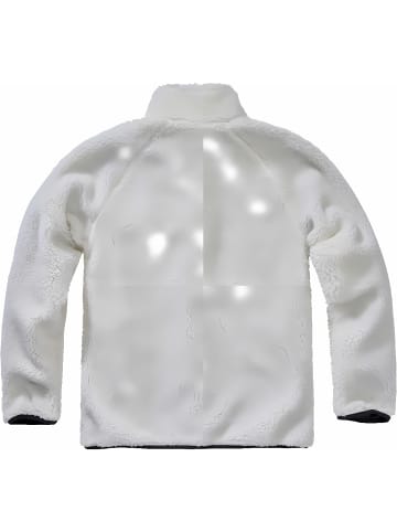 Brandit Fleecejacke/Fleecepullover "Teddyfleece Jacket" in Weiß
