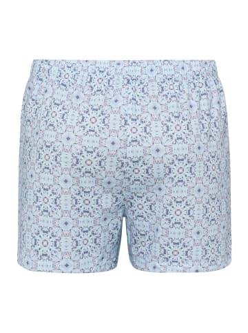 Hanro Boxer Fancy Jersey in blue tile print