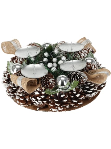 Home&Styling Collection Kerzenhalter. in silber