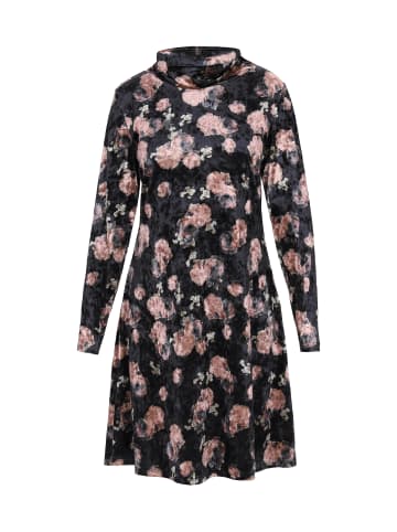 Usha Women Dress in black multicolor