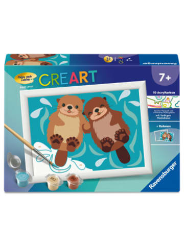 Ravensburger Verlag GmbH Spiel - Ravensburger CreArt 12023125 - Verliebte Otter - Malen nach Zahlen f&uu